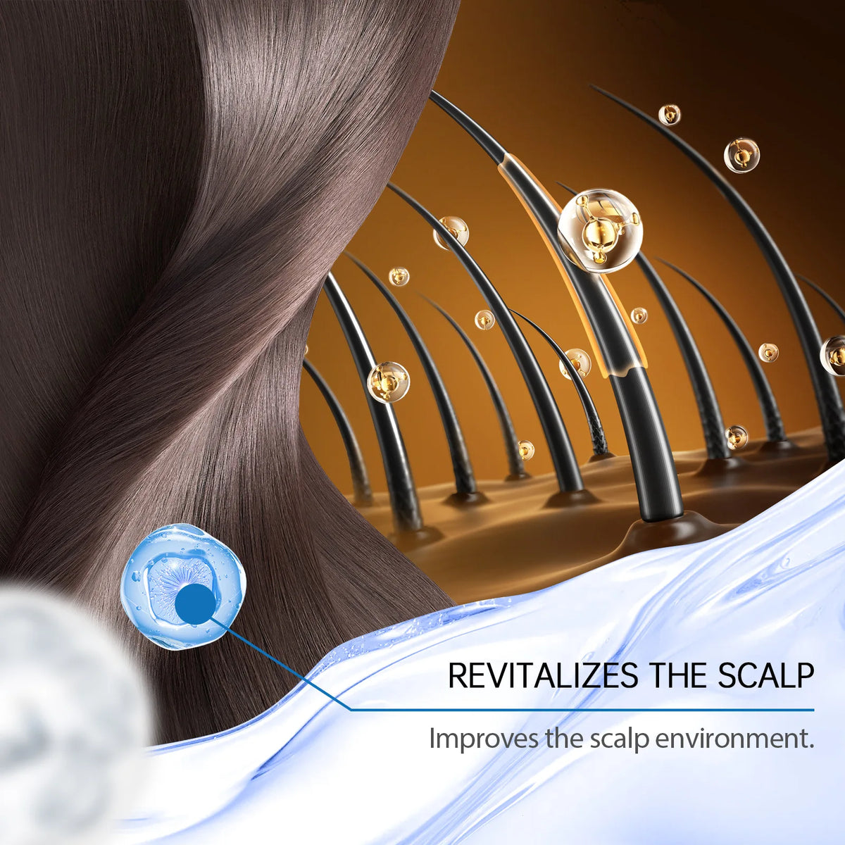 Aloes Ginger Hair Growth Oil Roller Nourish Scalp Strengthen Hair Root Repair Damage Add Shine Portable Hair Root Care Essence