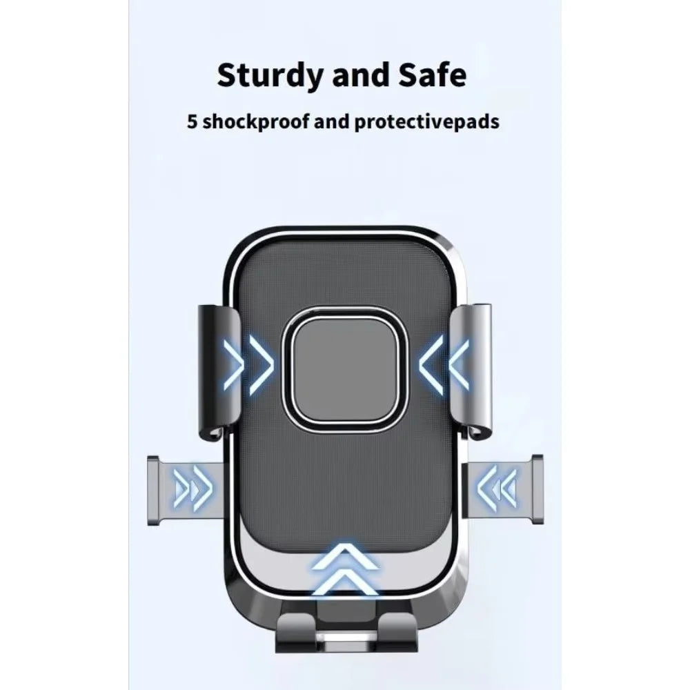 1pc bicycle mobile phone holder, electric vehicle mobile phone holder, motorcycle bicycle handle mobile phone holder mobile phone, 360 degree rotating holder, suitable for 4.7 to 7.2 inch mobile phones.