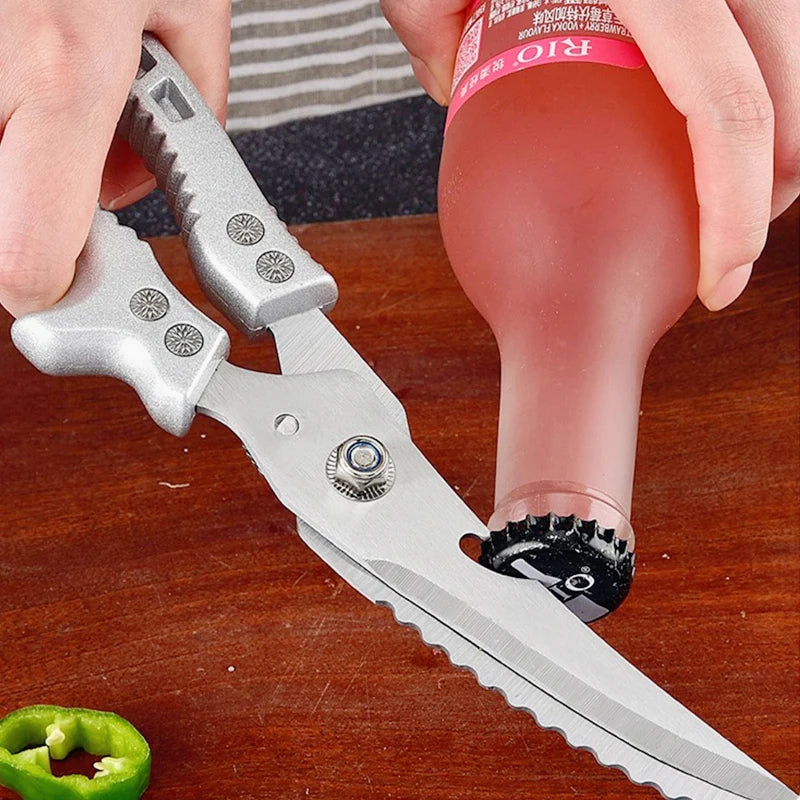 Heavy Duty Kitchen Scissors Meat Fruit Boning Fishing Hunting Camping Professional Stainless Steel Chicken Bone Kitchen Shears