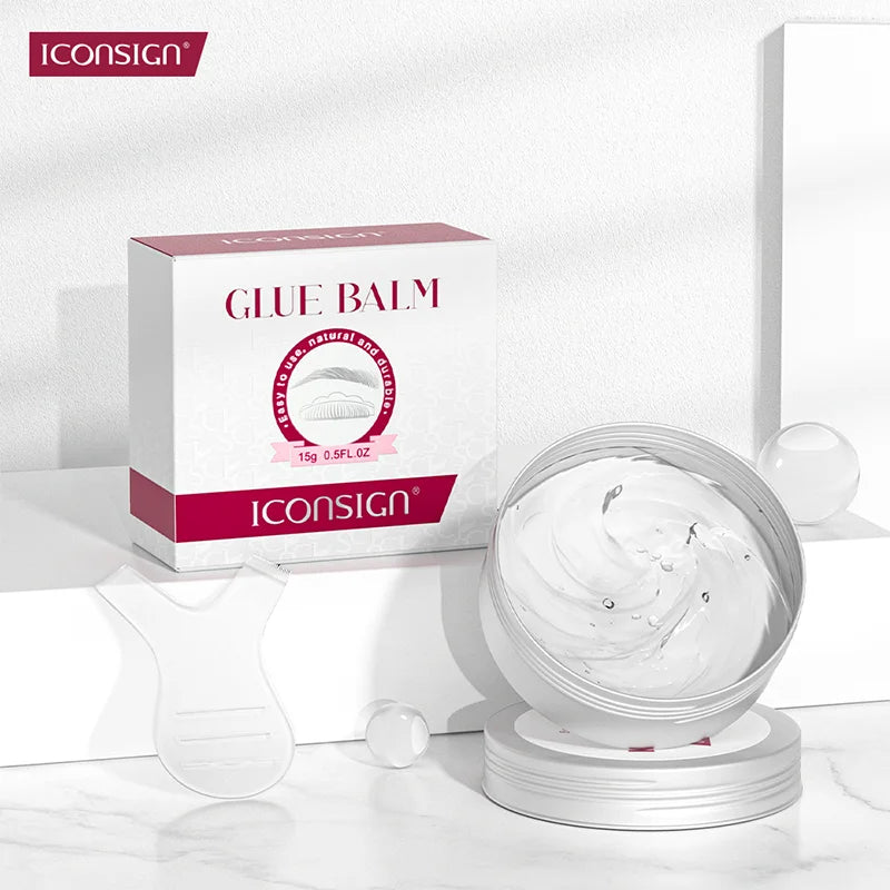 ICONSIGN Glue Balm For Lash Lifting Fast Fixing Shape Brow and Lashes Lift Waterproof Wax Beauty Makeup Accessories
