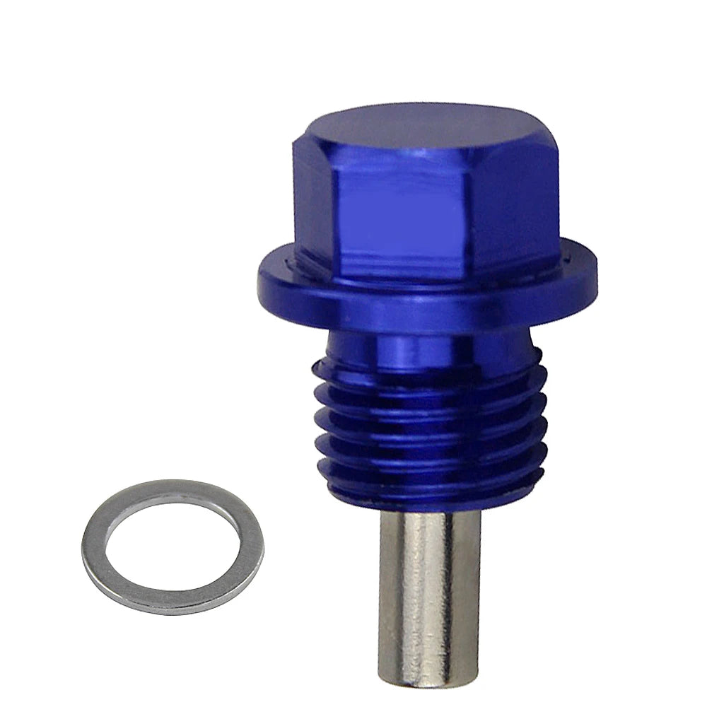 WLR - M12x1.5 M12x1.25 M14x1.5 Aluminum Magnetic Oil Drain Bolt Oil Sump Drain Plug Nut Oil Drain Plug Magnetic Car Accessories