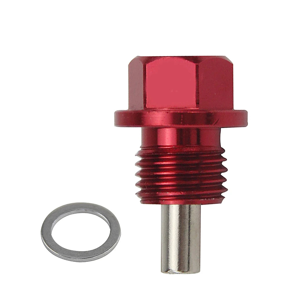 WLR - M12x1.5 M12x1.25 M14x1.5 Aluminum Magnetic Oil Drain Bolt Oil Sump Drain Plug Nut Oil Drain Plug Magnetic Car Accessories