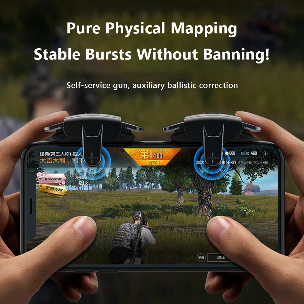 1-3PCS for PUBG Mobile Phone AK05 Game Controller Fire Aim Shoot Button Gamepad Trigger L1R1 Shooter Joystick Gaming Accessories