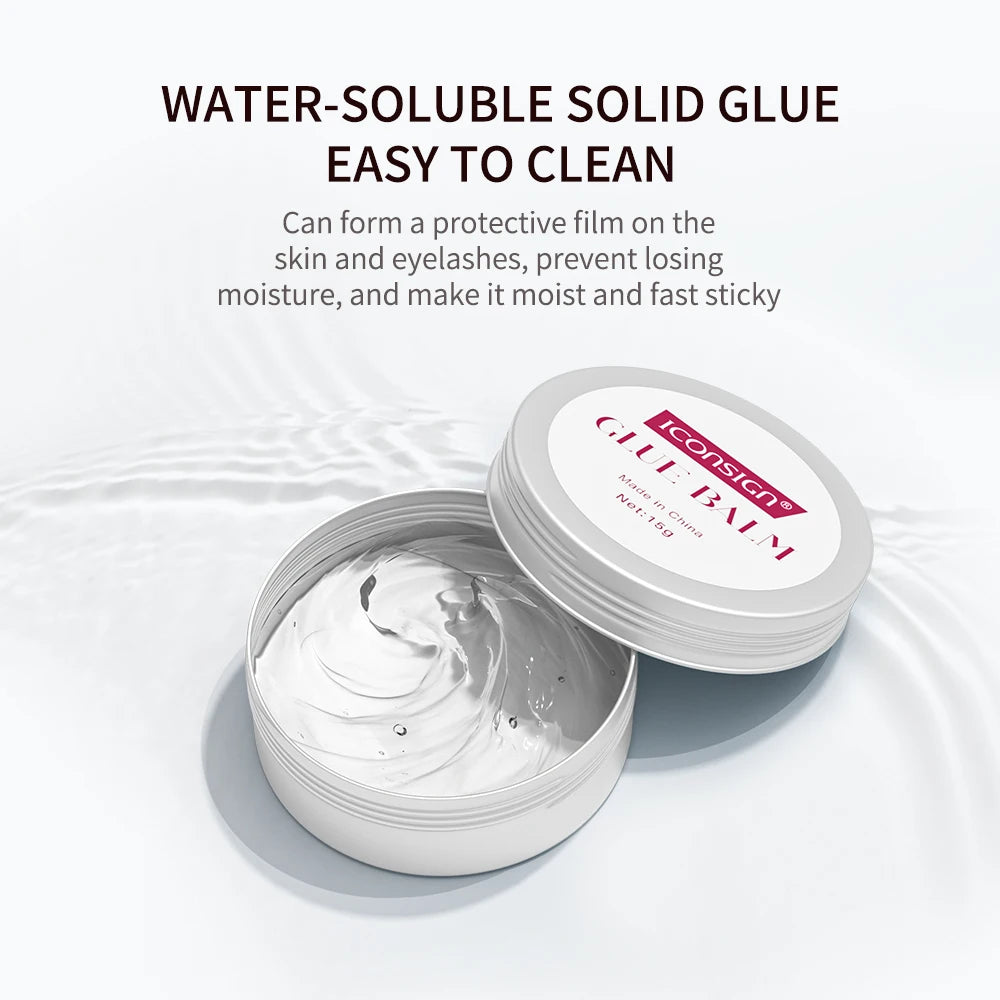 ICONSIGN Glue Balm For Lash Lifting Fast Fixing Shape Brow and Lashes Lift Waterproof Wax Beauty Makeup Accessories