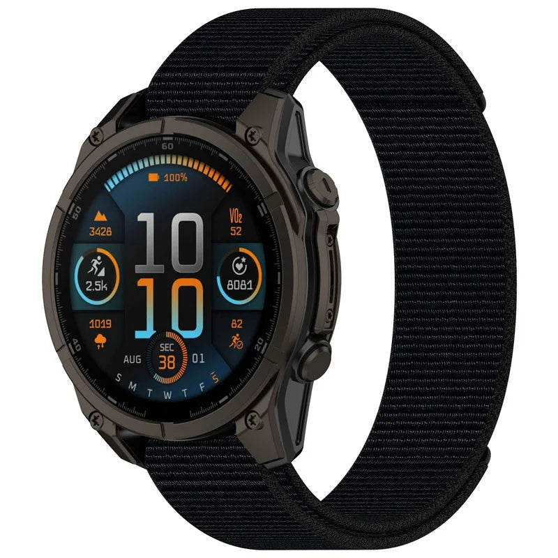 26/22/20mm Nylon Strap For Garmin Fenix 8 51mm 47 43 6/6x/6s/7/7x//7s5/5x Sport Loop Bracelet Watch Band Accessories Replacement