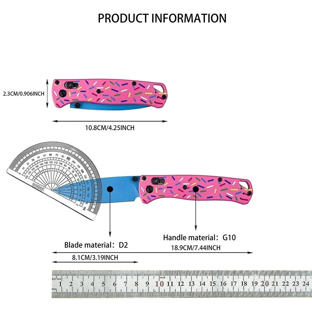 Compact Outdoor Camping BBQ Folding Knife EDC Wilderness Adventure Climbing Practical Knives Backpacking Trekking Utility Cutter