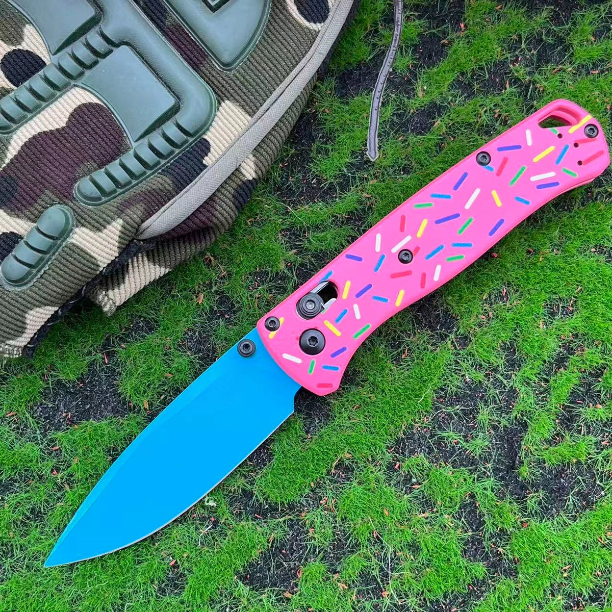 Compact Outdoor Camping BBQ Folding Knife EDC Wilderness Adventure Climbing Practical Knives Backpacking Trekking Utility Cutter