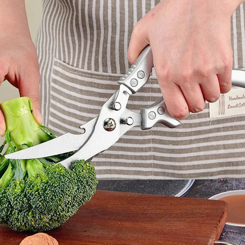 Heavy Duty Kitchen Scissors Meat Fruit Boning Fishing Hunting Camping Professional Stainless Steel Chicken Bone Kitchen Shears