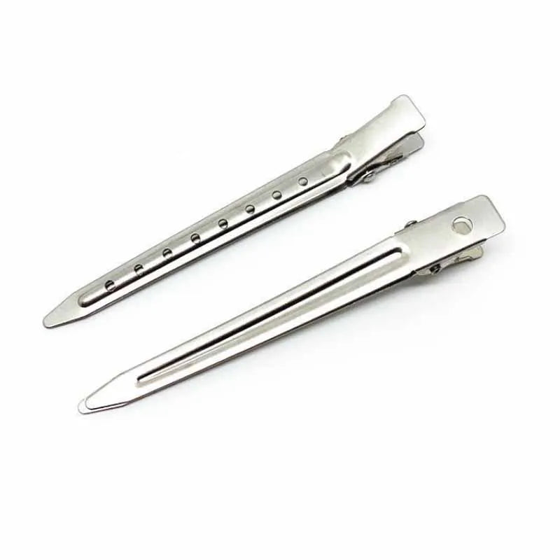 No Crease Hair Clips for Styling, Professional Salon Fixed Curl Pin Clamp, Non Slip Jaw Hairdress Tool for Makeup Shower Sectioning Women