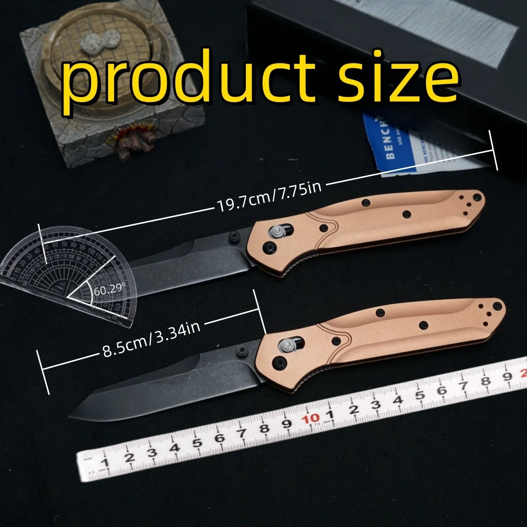 1PC,Aviation aluminum handle +S30V white knife, EDC tool, outdoor camping tactical folding knife, gift, collection.